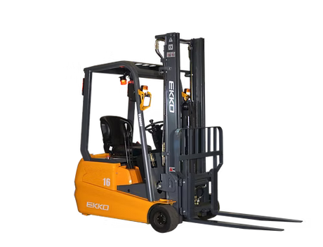3-Wheel Electric Forklift - 138" Lift Height EKKO