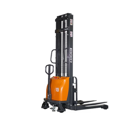 Semi-Electric Straddle Stacker with 118" Lift Height EKKO