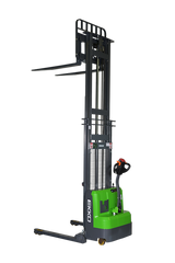 Electric Straddle Stacker, 118" Lift Height with Lithium EKKO