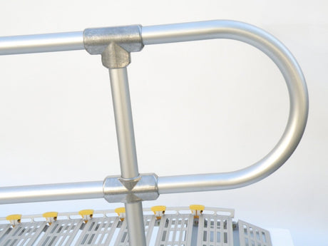 36" Wide Modular Ramp System with Loop End Handrails Roll-A-Ramp
