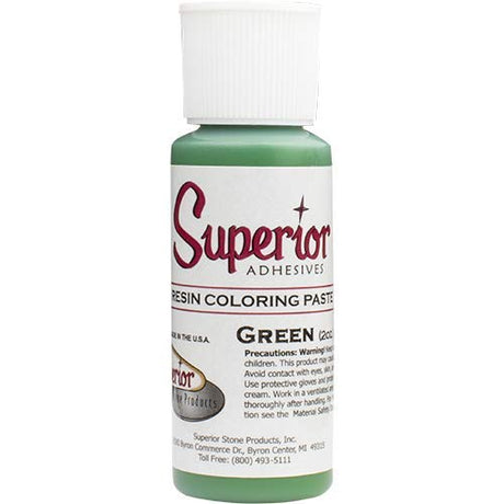 Superior RESIN COLORING PASTE Superior Stone Products Single - 2oz Green