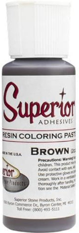 Superior RESIN COLORING PASTE Superior Stone Products Single - 2oz Brown