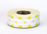 Flagging Tape - Ultra Standard (144 Rolls) 16002-341-1875 Mutual Industries Yellow/White Dot
