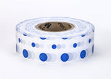 Flagging Tape - Ultra Standard (144 Rolls) 16002-325-1875 Mutual Industries Blue/White Dot