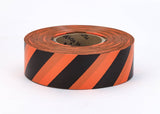 Flagging Tape - Ultra Standard (144 Rolls) 16002-4591-1875 Mutual Industries Orange/Black Stripe