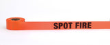 Flagging Tape - Printed (108 Rolls) 16003-375-150 Mutual Industries Glo Orange Spot Fire