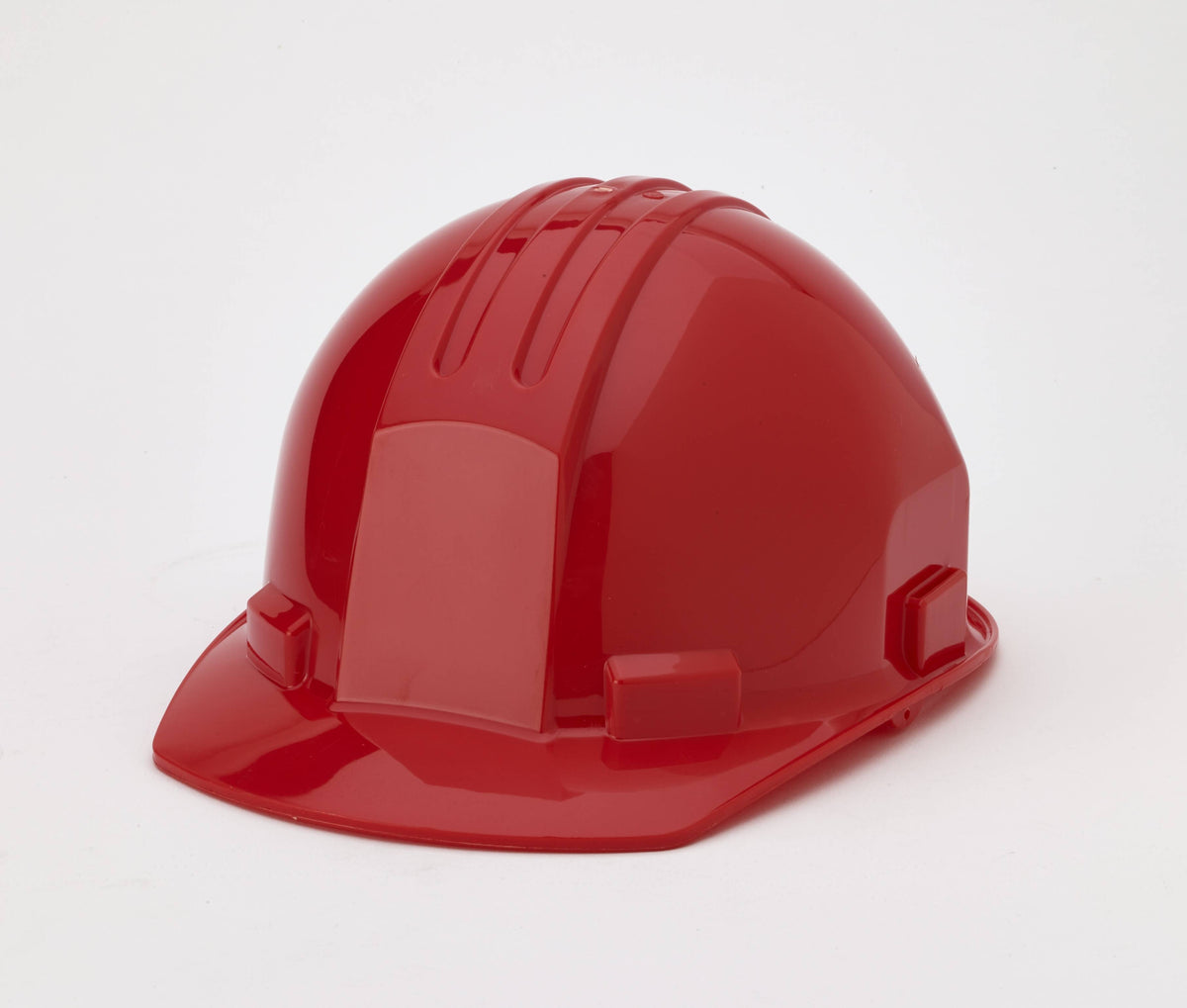 4-Point Pin Lock Suspension Hard Hat - Box of 50 Count 50100-79-0 Mutual Industries Red
