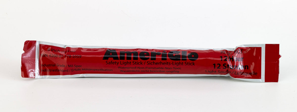 Safety Light Sticks 17759-79-12 Mutual Industries 6" (10 Count) 12 Hours Red