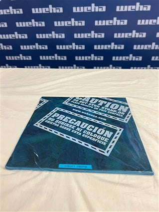 Blue Countertop Protective Film - Caution Marked Weha