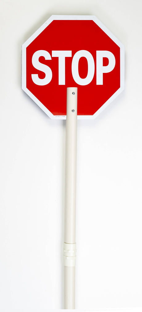 ABS Stop/Slow Paddle - Pack of 10 14655-3-18 Mutual Industries 18" Hi-Intensity Reflective