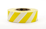 Flagging Tape - Ultra Standard (144 Rolls) 16002-241-1875 Mutual Industries Yellow/White Stripe