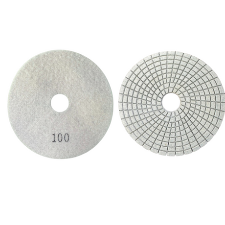 5 Inch White Pads AmigoWP5-0100 Amigo Machines 100