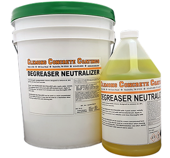 Degreaser Neutralizer Clemons Concrete Coatings
