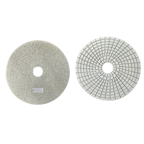 5 Inch White Pads AmigoWP5-3000 Amigo Machines 3000