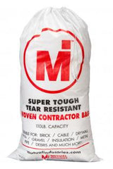 Woven Contractor Bags - 20 per Case Mutual Industries