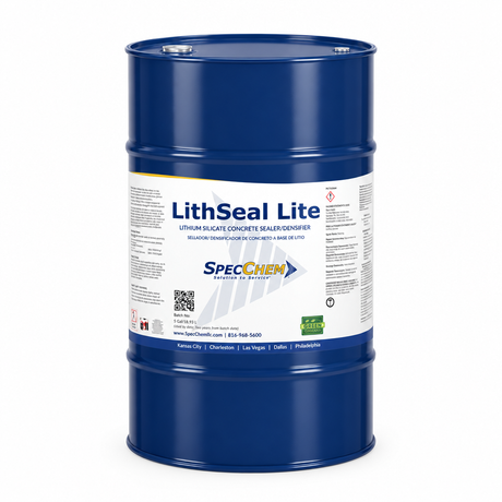Lithseal Lite Low-Solids Lithium Silicate Concrete Sealer/Densifier LITHSLT-55 SpecChem 55 Gallon
