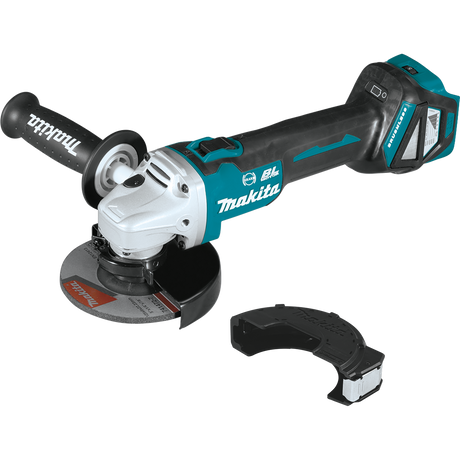 18V LXT® Lithium‑Ion Brushless Cordless 4‑1/2” / 5" Cut‑Off/Angle Grinder, with Electric Brake, Tool Only Makita