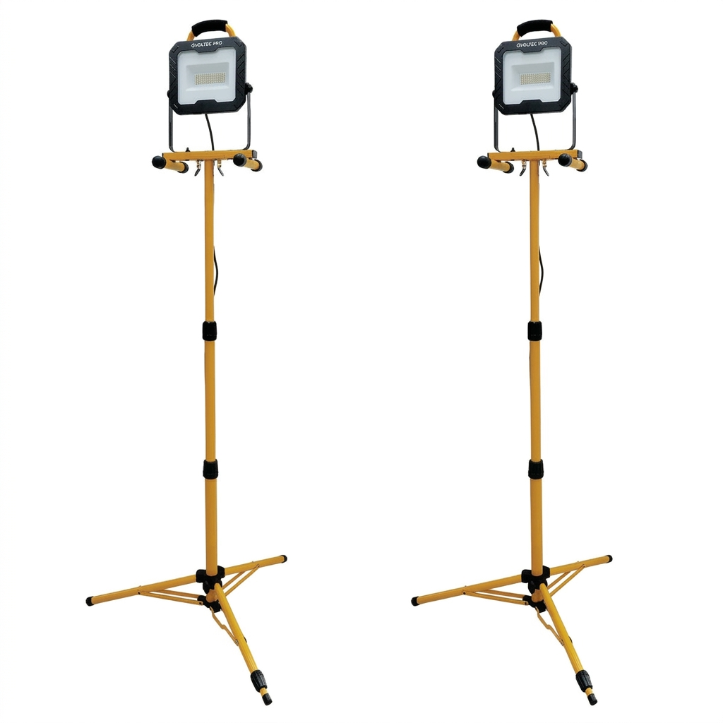 10,000 Lumen USB/AC LED Tripod Work Light – Portable High-Output Lighting