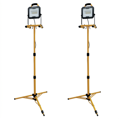 10,000 Lumen USB/AC LED Tripod Work Light – Portable High-Output Lighting