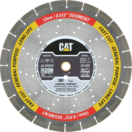 Cat General Purpose Diamond Blade - 14" Cat Diamond Tools