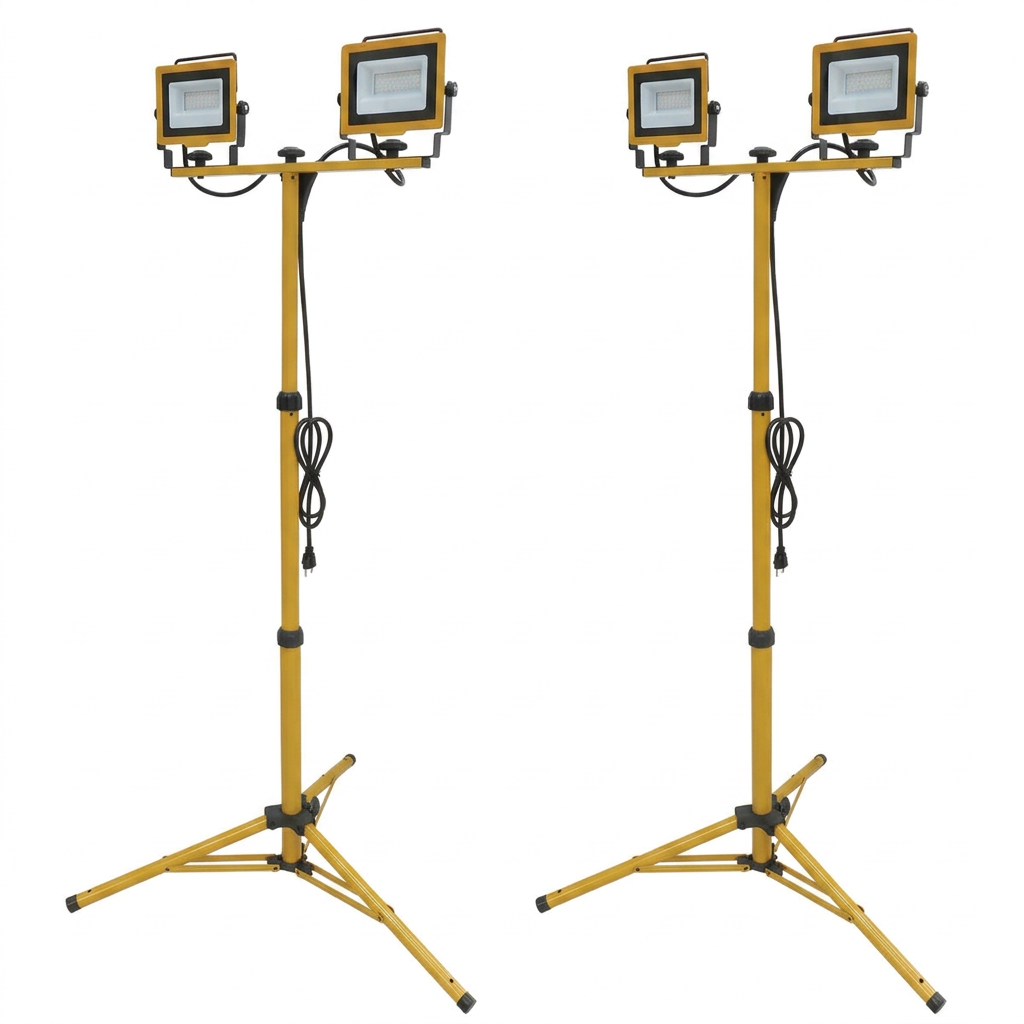 6,000 Lumen LED Tripod Work Light – Portable Bright Lighting
