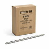 Stitch-Tie Stainless Steel Masonry Pinning Solution - Box of 100 (8mm)