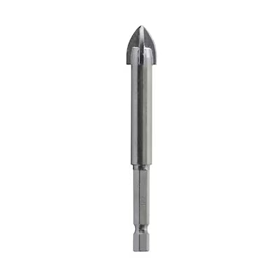 Quad-Carbide Tipped Glass Drill Bits Tru-Cut