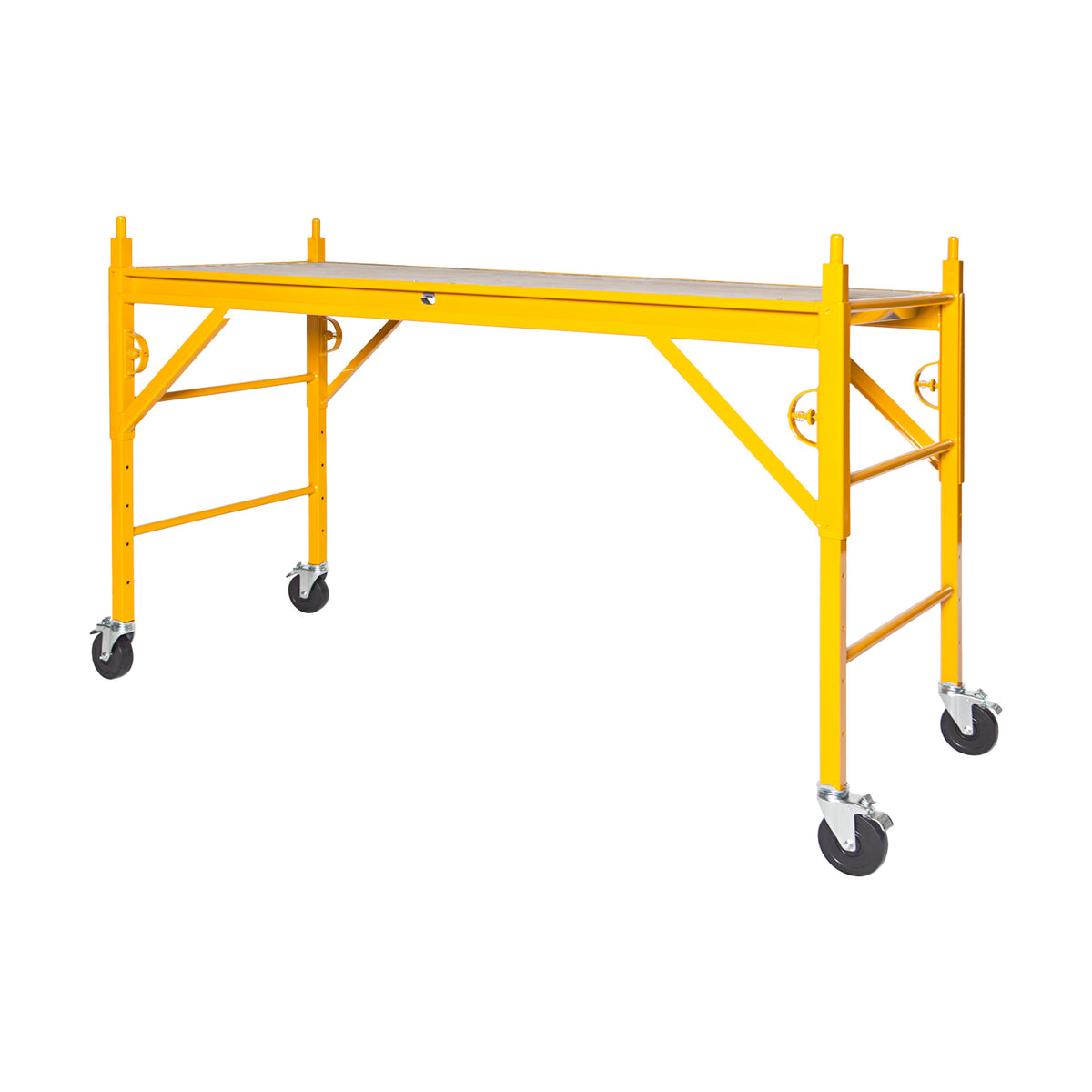 460 Elite Scaffolding 460EL W/PC5B-S Nu-Wave Scaffolding Systems Complete Scaffold With 5 in. Silver Line Casters