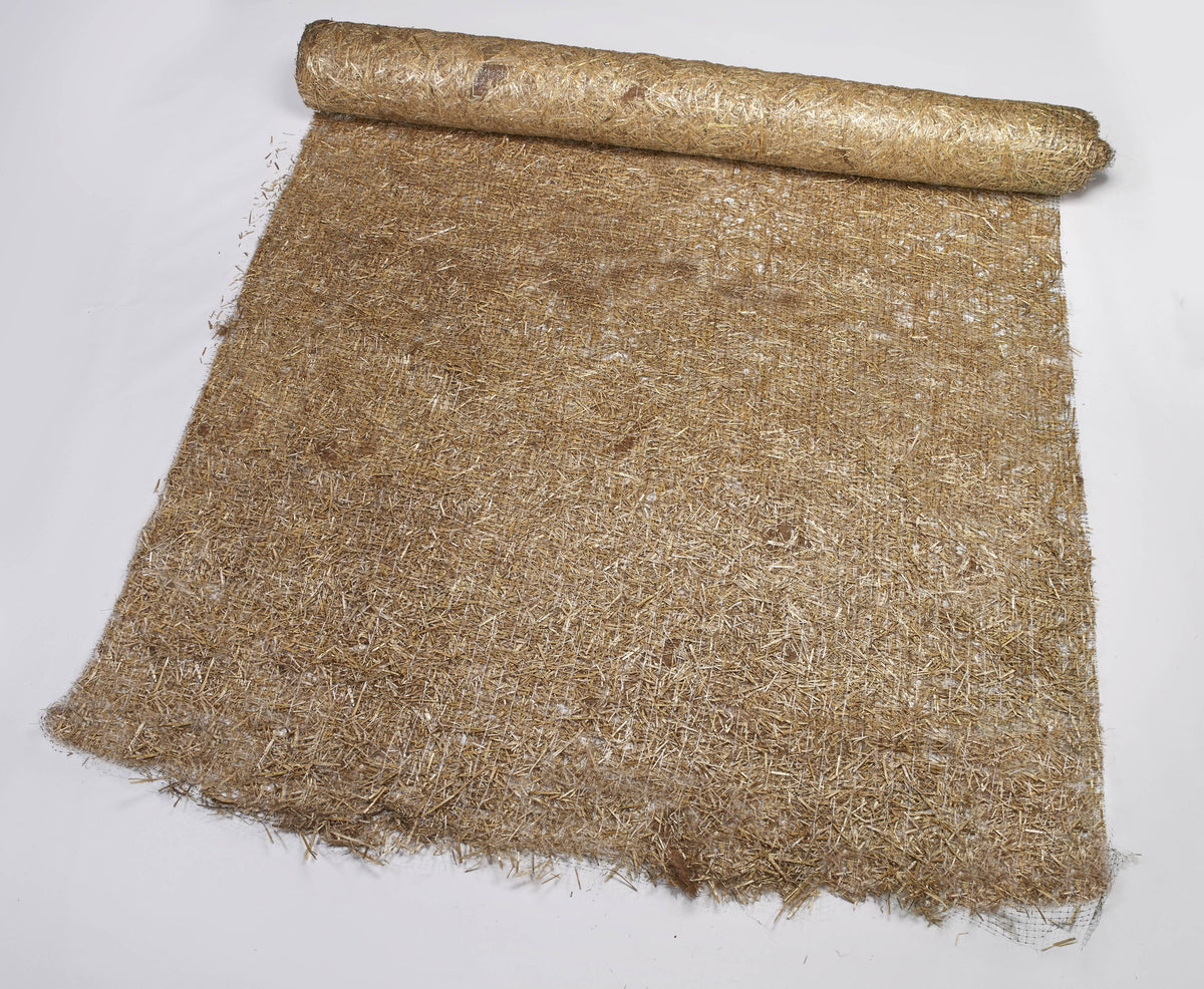 Straw Blanket - Pallet of 12 Rolls (8’ x 112.5' (Total: 100 sq. yds.) Mutual Industries