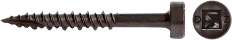 LOK WOOD SCREWS - SQUARE HI-LOW TYPE 17 FRAMER (LUBRICIZED) Daggerz