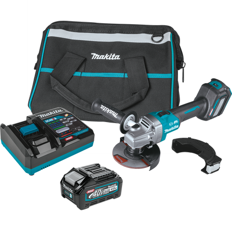 XGT 40V max XGT Brushless Cordless 4‑1/2” / 5" Angle Grinder Kit Makita