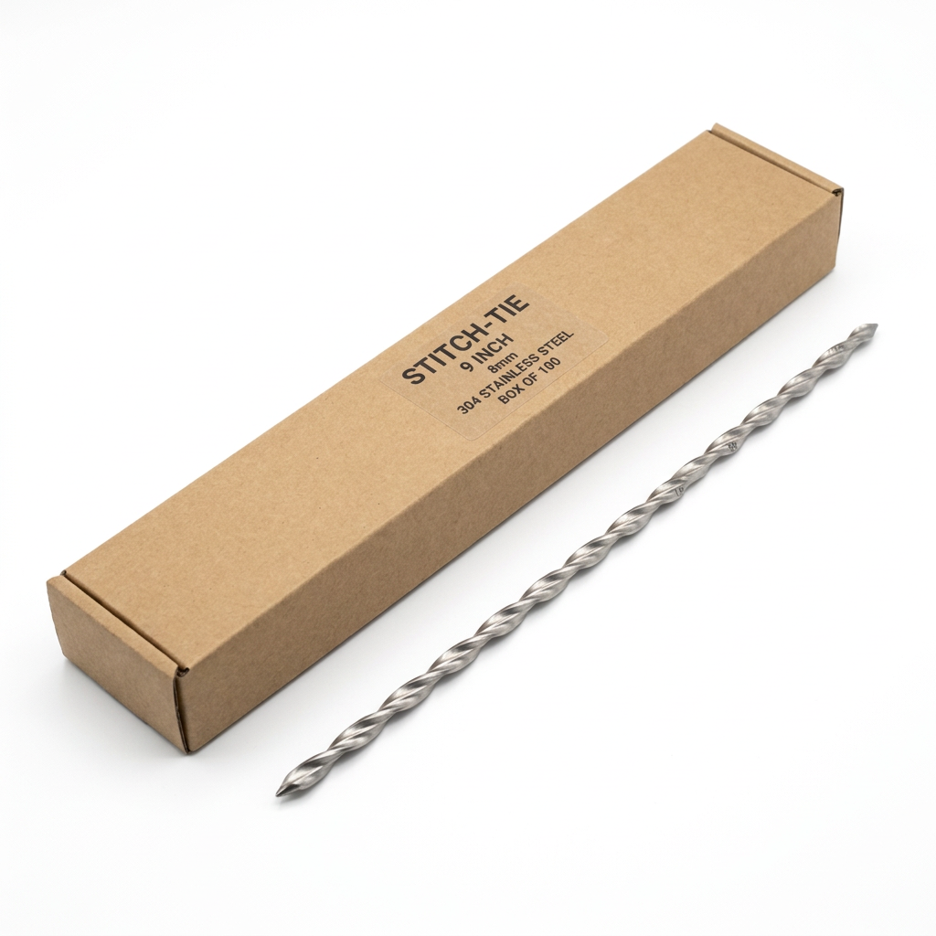 Stitch-Tie Stainless Steel Masonry Pinning Solution - Box of 100 (8mm)