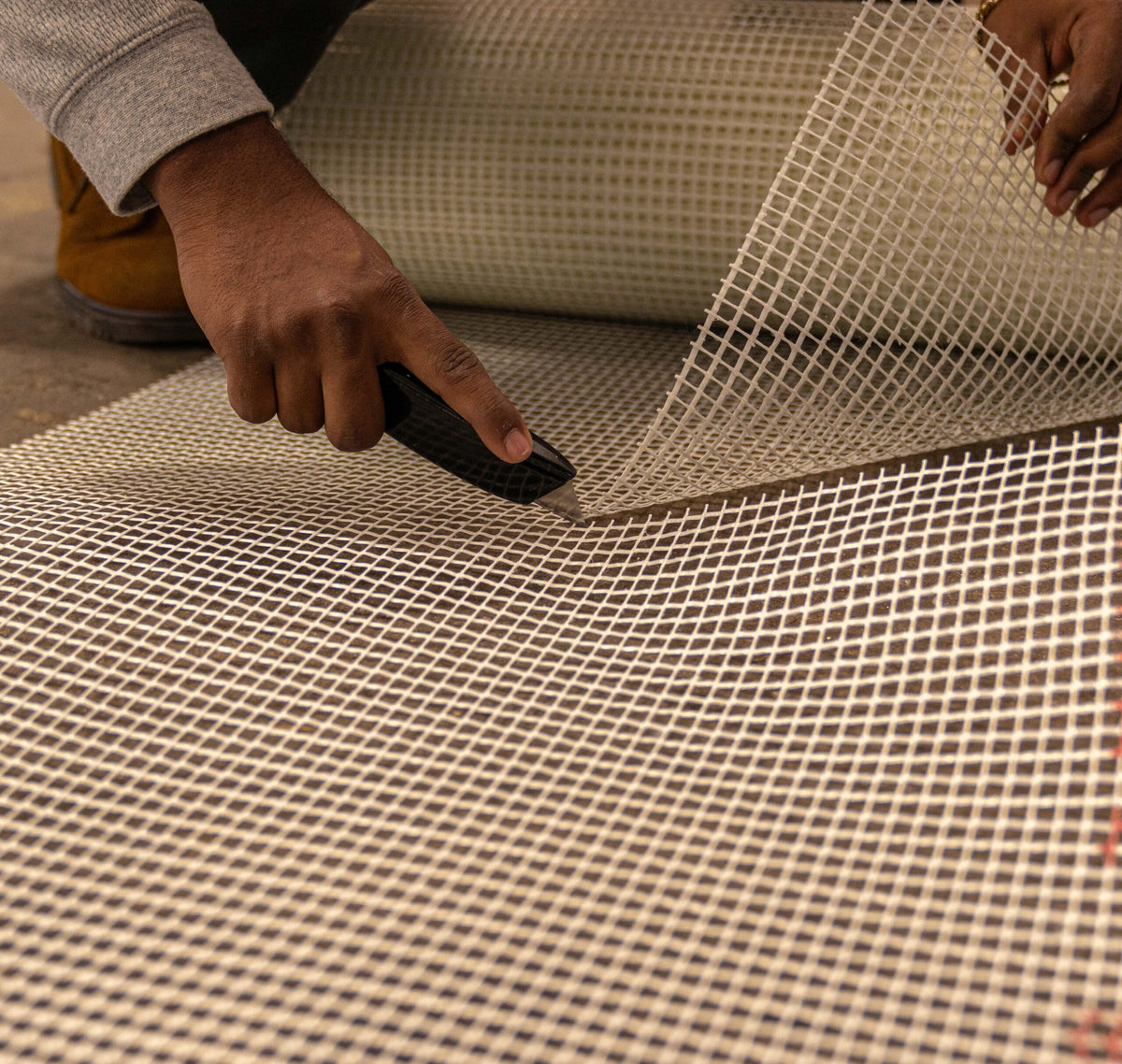 SpiderLath No Strips Fiberglass Lath SpiderLath