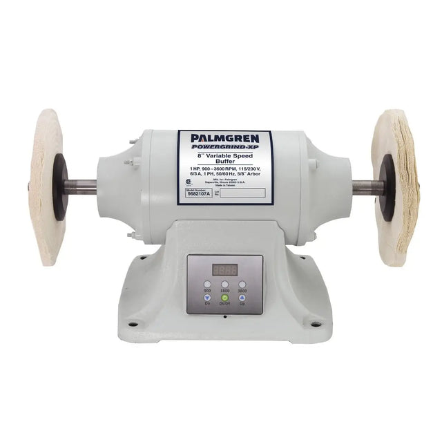 8" Variable Speed 1HP 115/230V Bench Buffer Palmgren