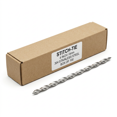 Stitch-Tie Stainless Steel Masonry Pinning Solution - Box of 100 (8mm)