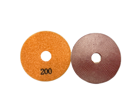 Electroplated Diamond Dotted Grinding Pad ST0221-200 Diamond Tool Store 3" 200
