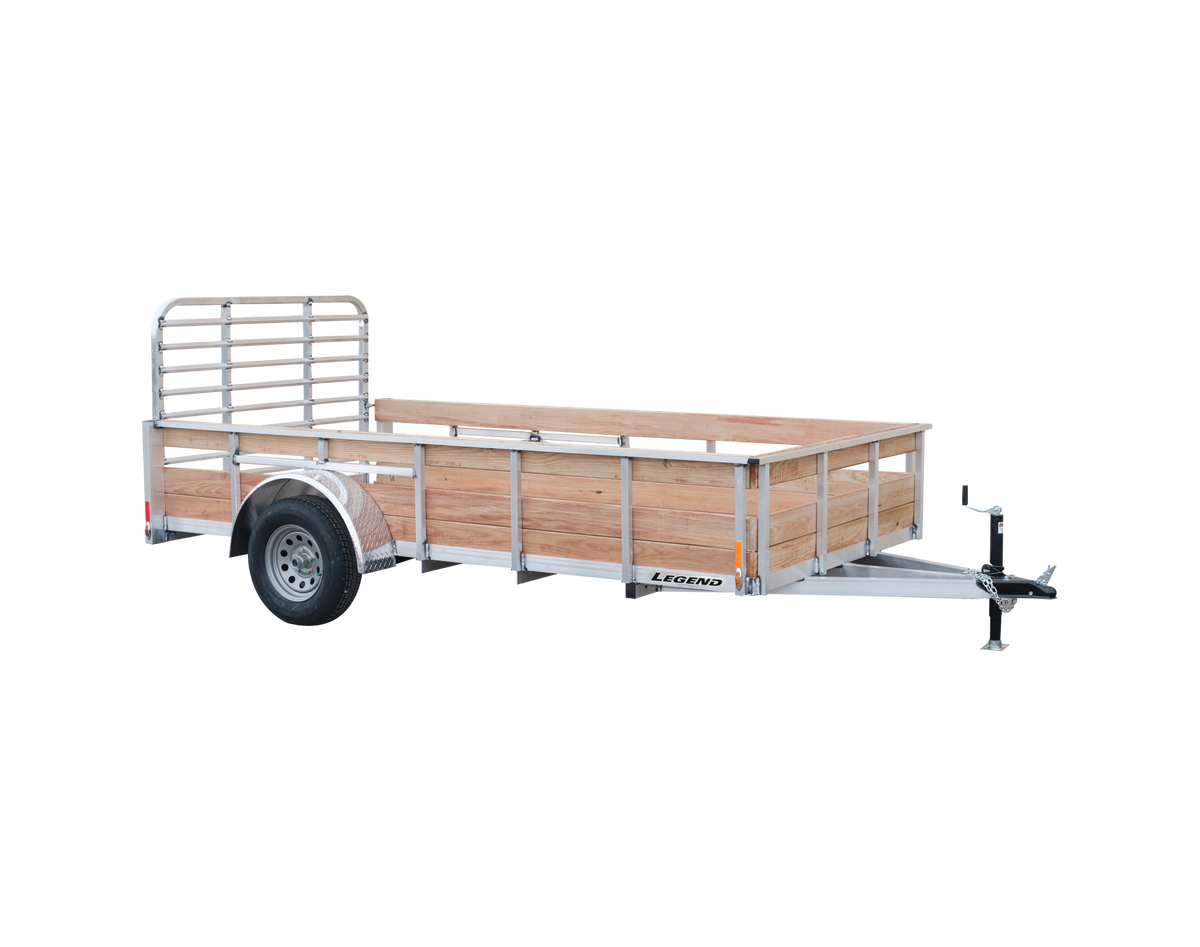 Aluminum High Side Aluminum Open Utility Trailer Legend Trailers