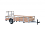 Aluminum High Side Aluminum Open Utility Trailer Legend Trailers
