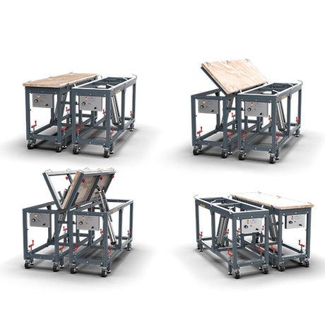 ABACO DUAL POLISHED FLIP TABLE Abaco Machines