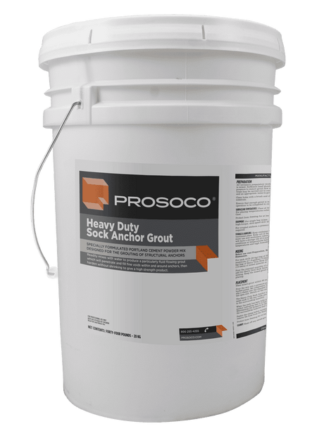 Heavy Duty Sock Anchor Grout - 44 Pound Bag Prosoco