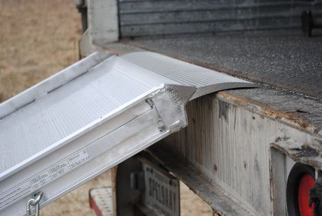 Aluminum Walk Ramps - Steel Hook Style Vestil