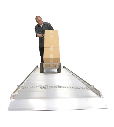 Aluminum Walk Ramps - Steel Hook Style Vestil