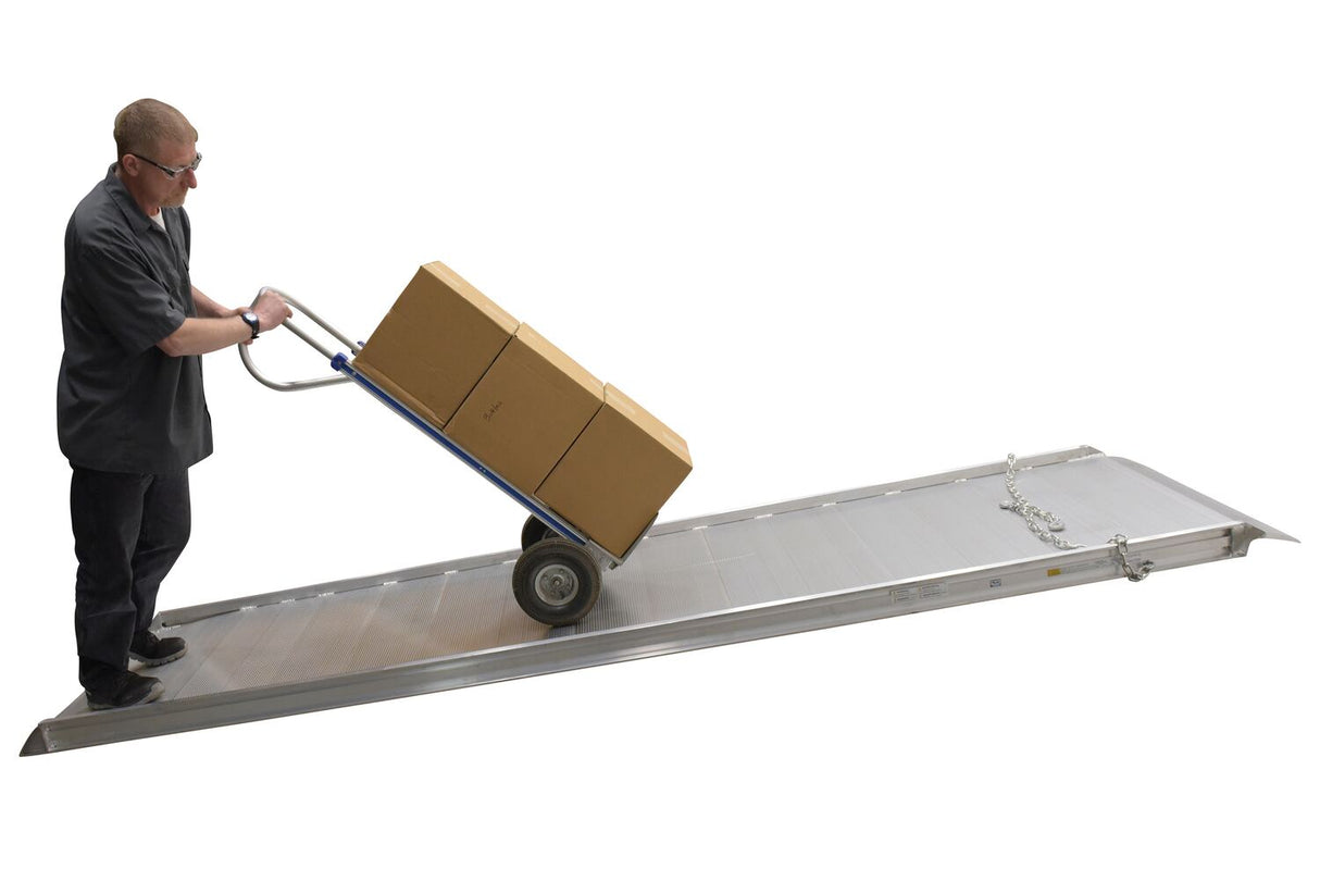 Aluminum Walk Ramps - Steel Hook Style Vestil