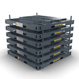 ABACO HEAVY-DUTY MULTI-MATERIAL CONTAINER BUNDLE RACK (9 In 1) Abaco Machines