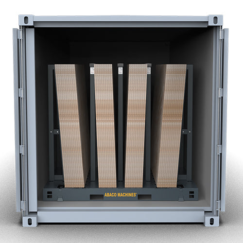 ABACO HEAVY-DUTY MULTI-MATERIAL CONTAINER BUNDLE RACK (9 In 1) Abaco Machines