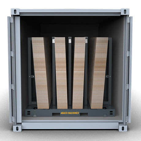 ABACO HEAVY-DUTY MULTI-MATERIAL CONTAINER BUNDLE RACK (9 In 1) Abaco Machines