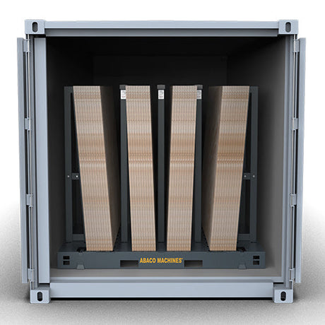 ABACO HEAVY-DUTY MULTI-MATERIAL CONTAINER BUNDLE RACK (9 In 1) Abaco Machines