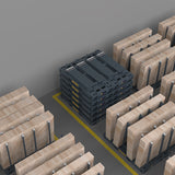 ABACO HEAVY-DUTY MULTI-MATERIAL CONTAINER BUNDLE RACK (9 In 1) Abaco Machines