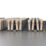 ABACO HEAVY-DUTY MULTI-MATERIAL CONTAINER BUNDLE RACK (9 In 1) Abaco Machines