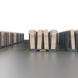 ABACO HEAVY-DUTY MULTI-MATERIAL CONTAINER BUNDLE RACK (9 In 1) Abaco Machines